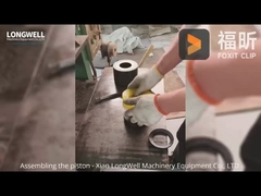 Components de pompe à boue à piston en caoutchouc PU rouge AH000004050200 Pression moyenne