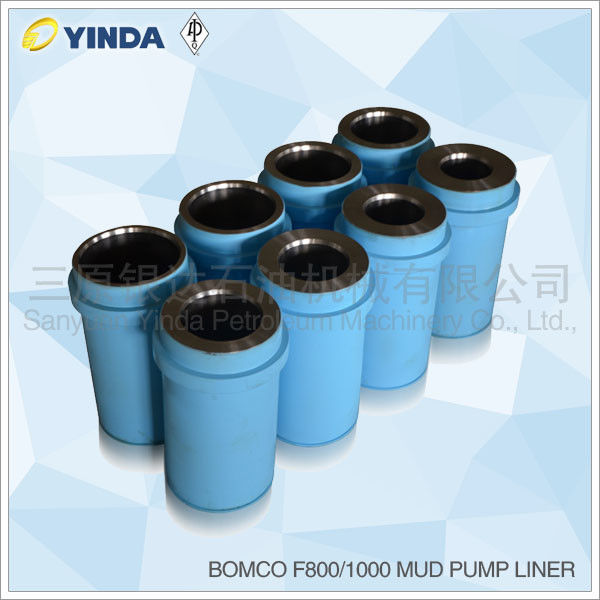 Le revêtement de pompe de boue de Bomco F800 Triplex, API-7K a certifié l'usine, le contenu 26-28%, dureté de chrome de HRC plus grande que 60